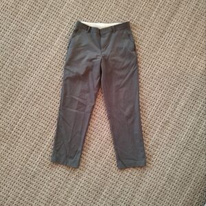Chaps boys gray dress pants sz 16 HUSKY